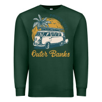 Sports Green outer banks pogue life. Premium Sweatshirt - artisFamous