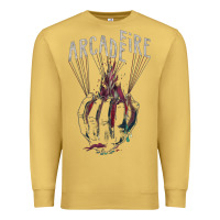 Antique Gold arcade fire hand Premium Sweatshirt - artisFamous
