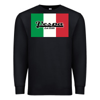 Black vespa motorcycle Premium Sweatshirt - artisFamous
