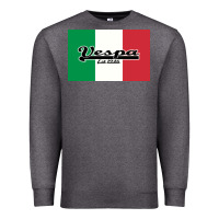 Charcoal Heather vespa motorcycle Premium Sweatshirt - artisFamous