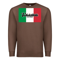 Chestnut vespa motorcycle Premium Sweatshirt - artisFamous