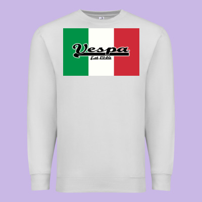 Vespa Motorcycle Premium Sweatshirt Designed By Artisfamous