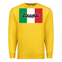 Lemon vespa motorcycle Premium Sweatshirt - artisFamous