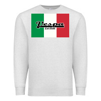 Oatmeal Heather vespa motorcycle Premium Sweatshirt - artisFamous