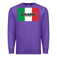 Purple vespa motorcycle Premium Sweatshirt - artisFamous