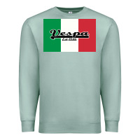 Seafoam vespa motorcycle Premium Sweatshirt - artisFamous