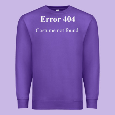 404 Costume Not Found In White Version Premium Sweatshirt Designed By Artisfamous