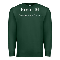 Sports Green 404 costume not found in white version Premium Sweatshirt - artisFamous