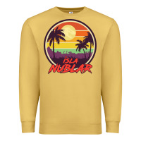 Antique Gold isla nublar holiday Premium Sweatshirt - artisFamous