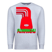 Heather Grey fu manchu Premium Sweatshirt - artisFamous