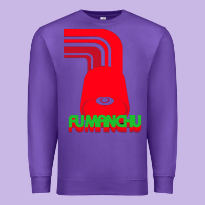 Fu Manchu Premium Sweatshirt Designed By Artisfamous