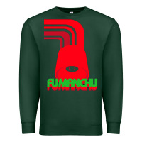 Sports Green fu manchu Premium Sweatshirt - artisFamous
