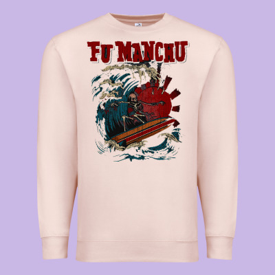 Fu Manchu Premium Sweatshirt Designed By Artisfamous