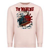 Pale Pink fu manchu Premium Sweatshirt - artisFamous