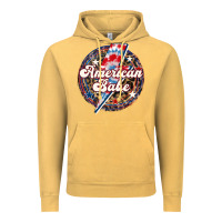 Vintage Mustard Western American Babe Patriotic Vintage Hoodie - LillyAllenDesigns