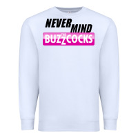 White Never Mind the Buzzcocks Premium Sweatshirt - artisFamous
