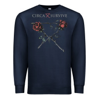 Navy Circa Survive Premium Sweatshirt - artisFamous