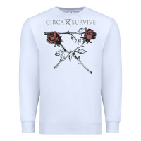 White Circa Survive Premium Sweatshirt - artisFamous