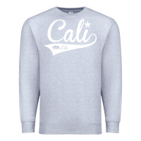 Heather Grey camo cali Premium Sweatshirt - artisFamous