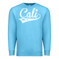 Ocean Blue camo cali Premium Sweatshirt - artisFamous