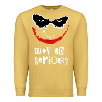 Antique Gold why so serious Premium Sweatshirt - artisFamous