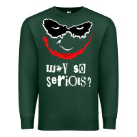 Sports Green why so serious Premium Sweatshirt - artisFamous