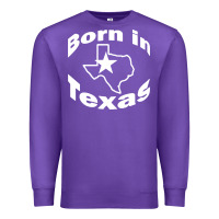 Purple born in texas Premium Sweatshirt - artisFamous