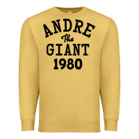 Antique Gold andre the giant 1980 Premium Sweatshirt - artisFamous