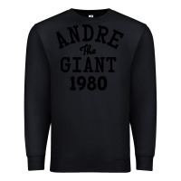 Black andre the giant 1980 Premium Sweatshirt - artisFamous