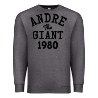 Charcoal Heather andre the giant 1980 Premium Sweatshirt - artisFamous