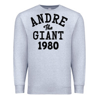 Heather Grey andre the giant 1980 Premium Sweatshirt - artisFamous