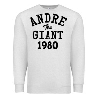 Oatmeal Heather andre the giant 1980 Premium Sweatshirt - artisFamous