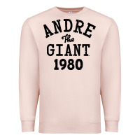 Pale Pink andre the giant 1980 Premium Sweatshirt - artisFamous
