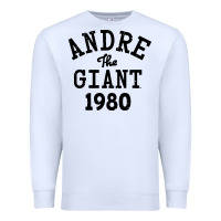 White andre the giant 1980 Premium Sweatshirt - artisFamous