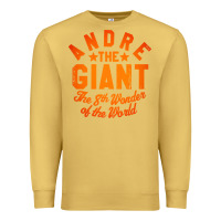 Antique Gold andre the giant 8th wonder of the world Premium Sweatshirt - artisFamous