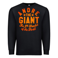 Black andre the giant 8th wonder of the world Premium Sweatshirt - artisFamous