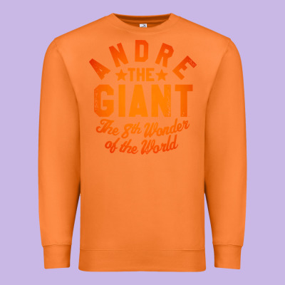 Andre The Giant 8th Wonder Of The World Premium Sweatshirt Designed By Artisfamous