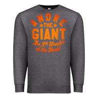 Charcoal Heather andre the giant 8th wonder of the world Premium Sweatshirt - artisFamous