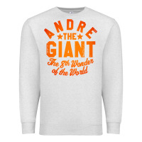 Oatmeal Heather andre the giant 8th wonder of the world Premium Sweatshirt - artisFamous