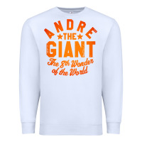 White andre the giant 8th wonder of the world Premium Sweatshirt - artisFamous