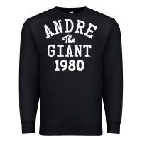 Black andre the giant 1980 Premium Sweatshirt - artisFamous