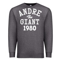 Charcoal Heather andre the giant 1980 Premium Sweatshirt - artisFamous