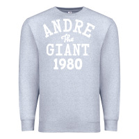 Heather Grey andre the giant 1980 Premium Sweatshirt - artisFamous