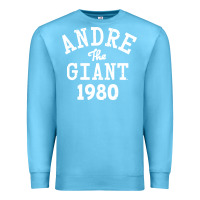 Ocean Blue andre the giant 1980 Premium Sweatshirt - artisFamous