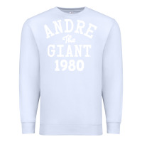 White andre the giant 1980 Premium Sweatshirt - artisFamous