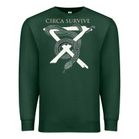 Sports Green Circa Survive Premium Sweatshirt - artisFamous