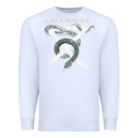 White Circa Survive Premium Sweatshirt - artisFamous