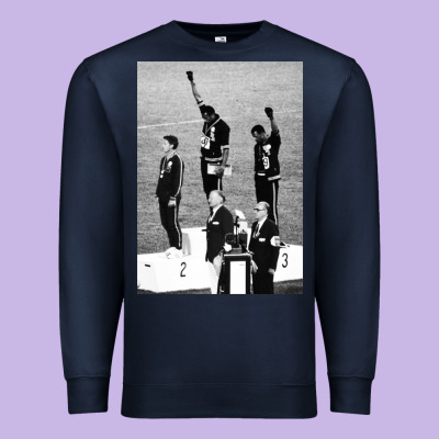 Black Power Black Fist 1968 Olympics Premium Sweatshirt Designed By Artisfamous