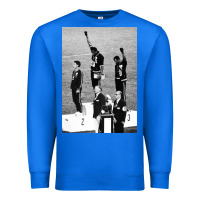 True Royal black power black fist 1968 olympics Premium Sweatshirt - artisFamous