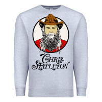 Heather Grey chris stapleton Premium Sweatshirt - artisFamous